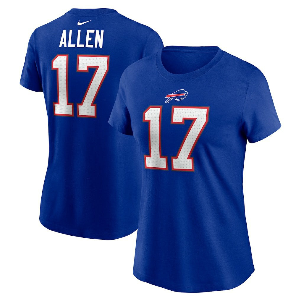 Josh Allen Buffalo Bills Women's Player Name & Number T-Shirt - Royal cheap