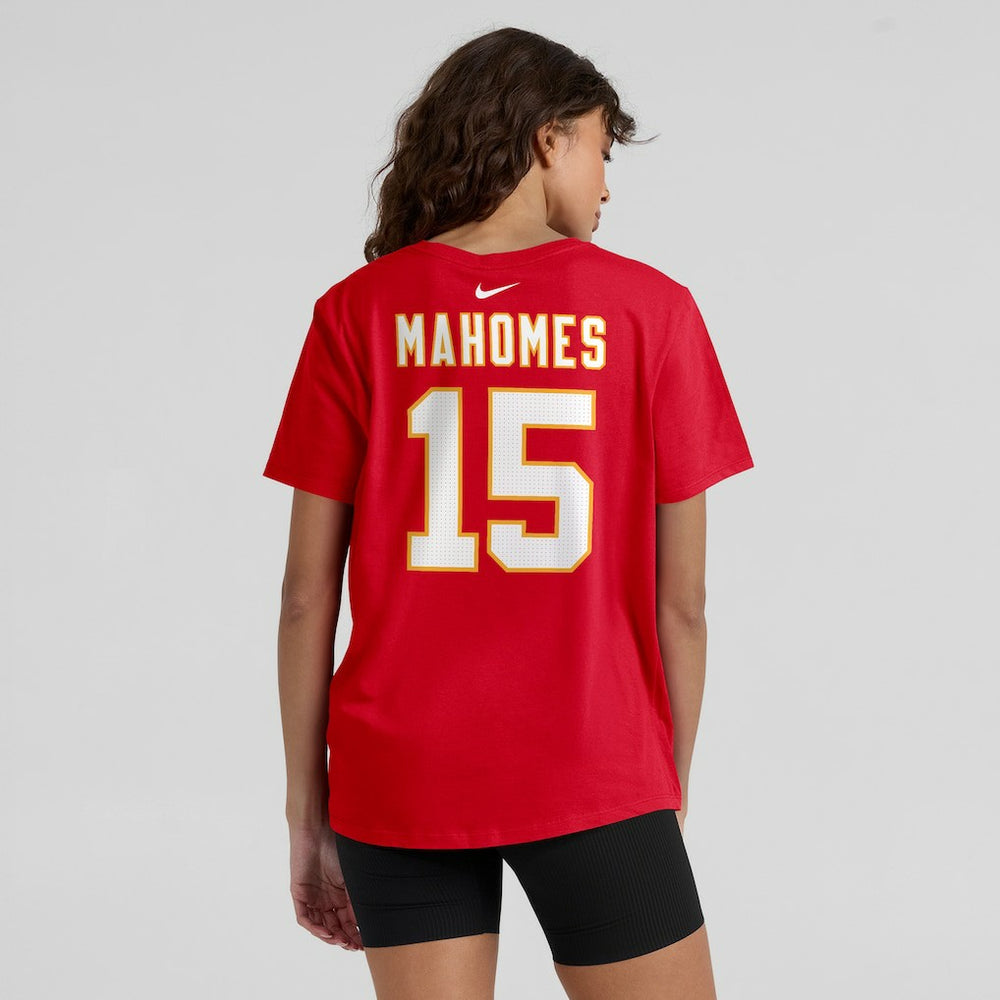 Patrick Mahomes Kansas City Chiefs Women's Player Name & Number T-Shirt - Red cheap