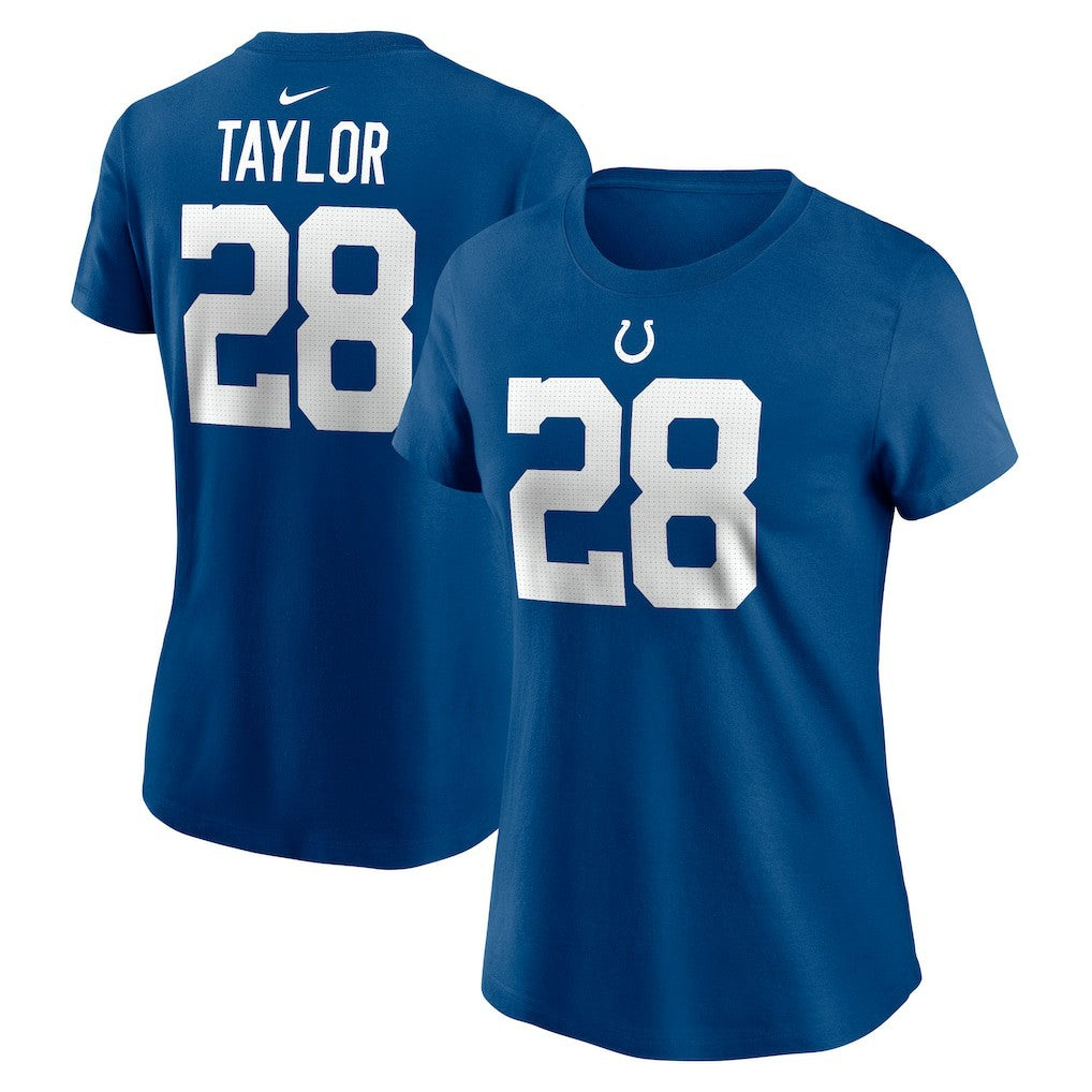 Jonathan Taylor Indianapolis Colts Women's Player Name & Number T-Shirt - Royal cheap