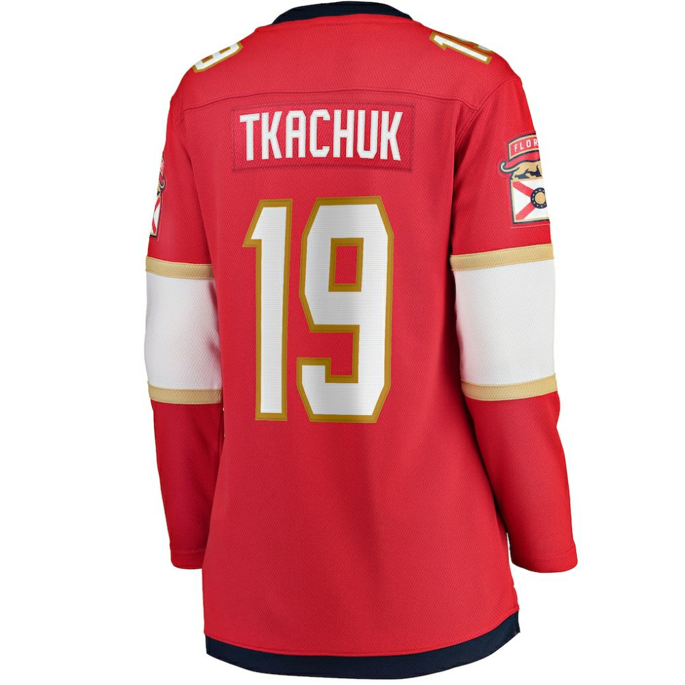 Matthew Tkachuk Florida Panthers Fanatics Women's Home Breakaway Player Jersey - Red Jerseys