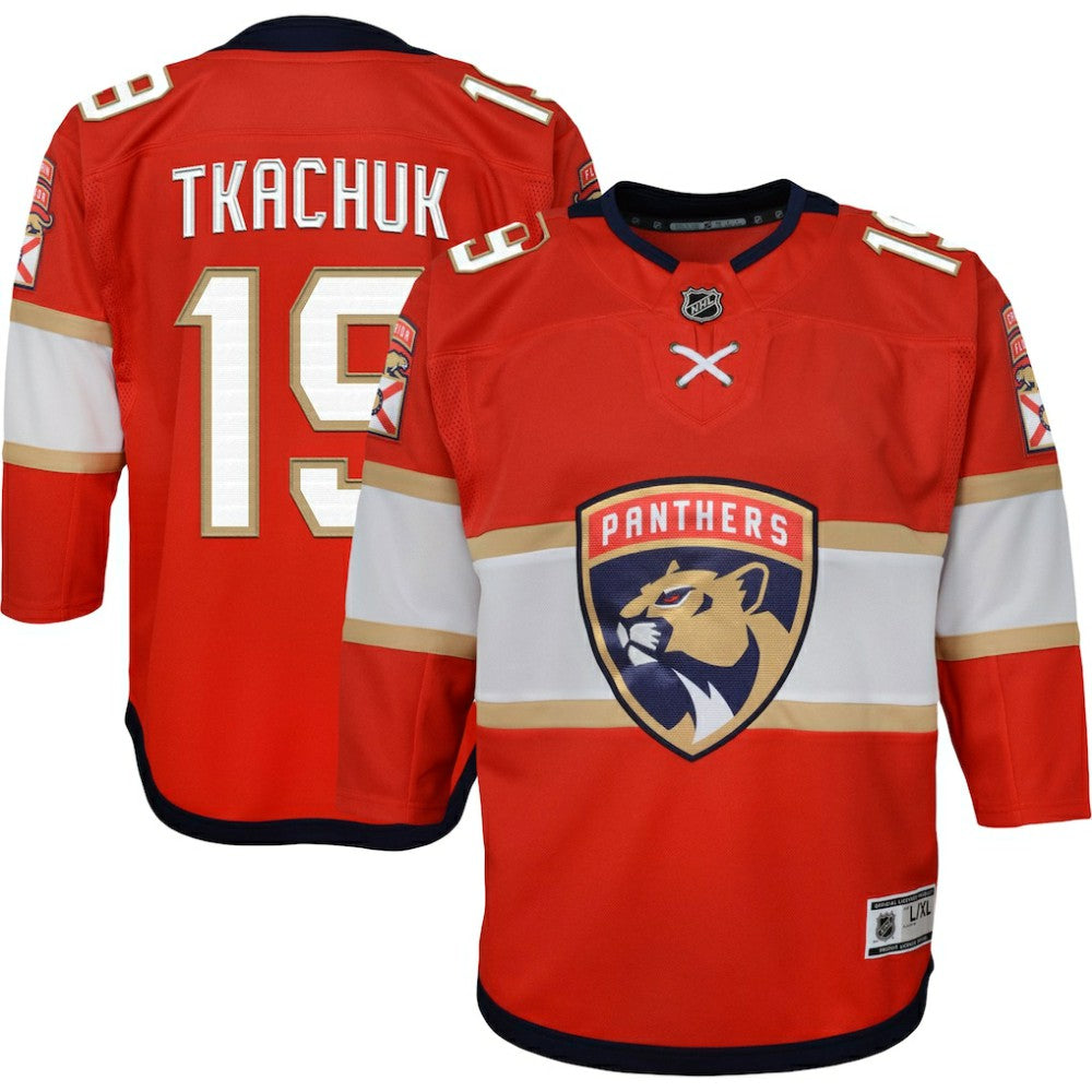 Matthew Tkachuk Florida Panthers Youth Home Premier Player Jersey - Red Jerseys