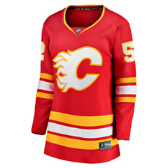MacKenzie Weegar Calgary Flames Fanatics Women's Home Breakaway Player Jersey - Red Jerseys