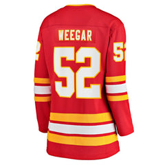MacKenzie Weegar Calgary Flames Fanatics Women's Home Breakaway Player Jersey - Red Jerseys