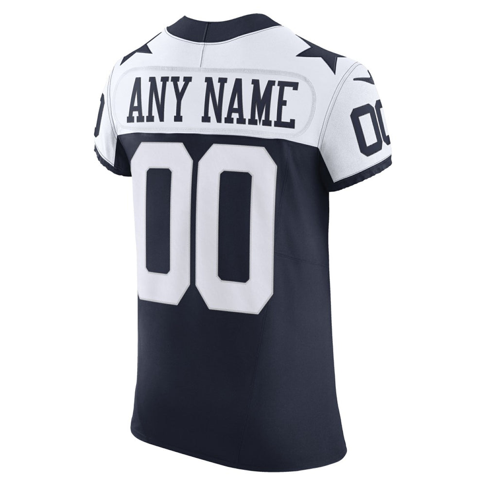 Dallas Cowboys Vapor F.U.S.E. Elite Custom Jersey - Navy on sale