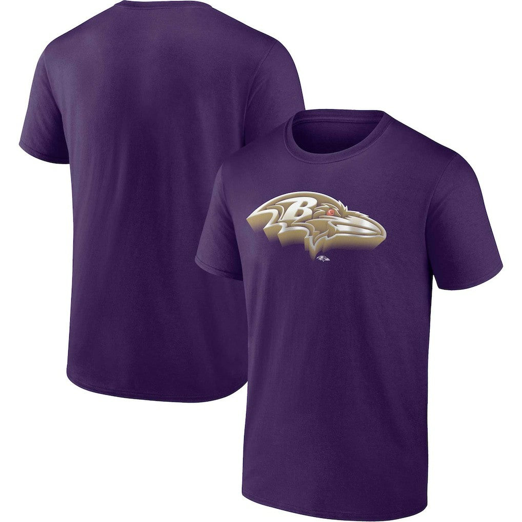 Baltimore Ravens Chrome Dimension T-Shirt - Purple for sale