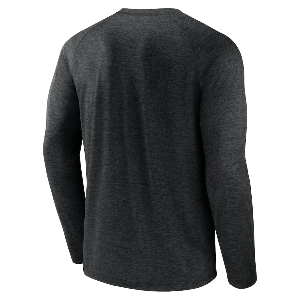 Chicago White Sox Heroic Play Raglan Long Sleeve T-Shirt Black