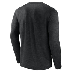 Chicago White Sox Heroic Play Raglan Long Sleeve T-Shirt Black