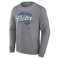 Chicago Cubs Simplicity Pullover Sweatshirt Gray