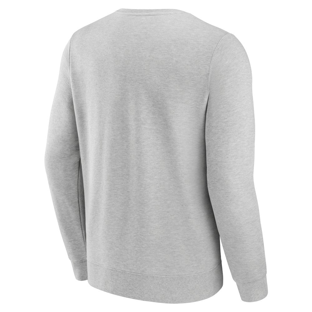 New York Mets Simplicity Pullover Sweatshirt Heather Gray