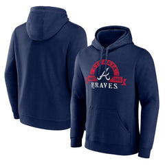 Atlanta Braves Big & Tall Utility Pullover Hoodie Navy