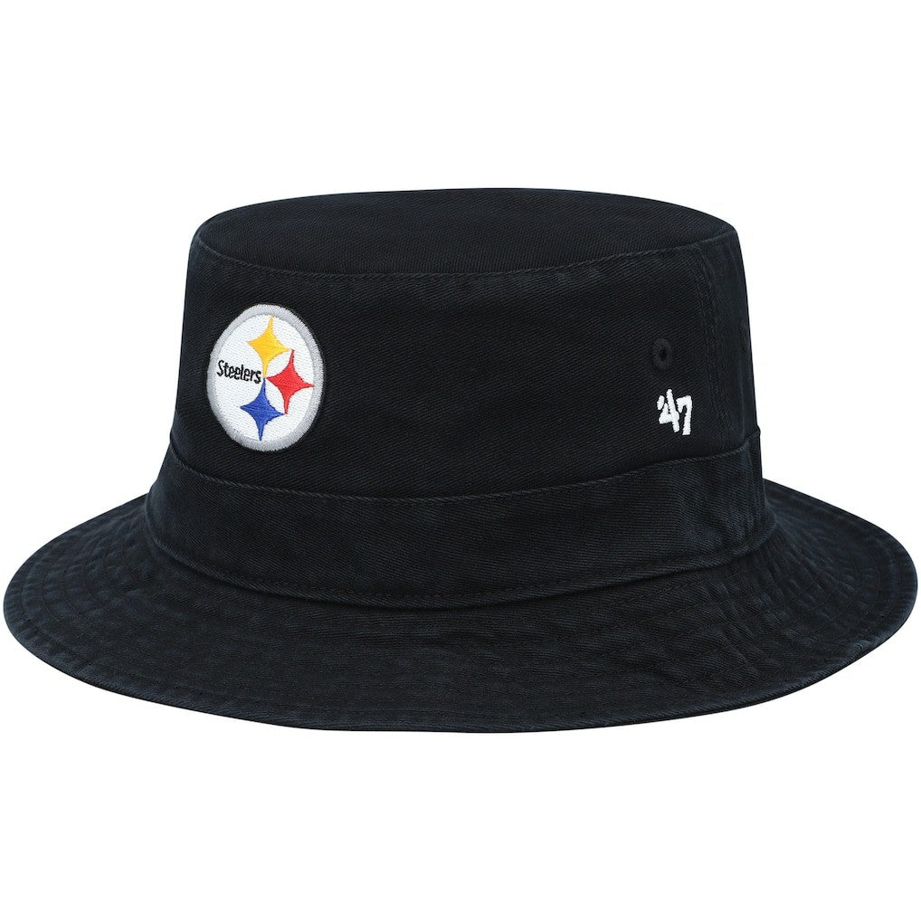 Pittsburgh Steelers '47 Primary Bucket Hat - Black on sale