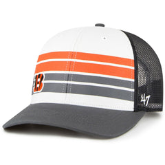 Cincinnati Bengals '47 Youth Cove Trucker Snapback Hat - White/Charcoal discount