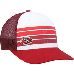 San Francisco 49ers '47 Youth Cove Trucker Snapback Hat - White/Scarlet online