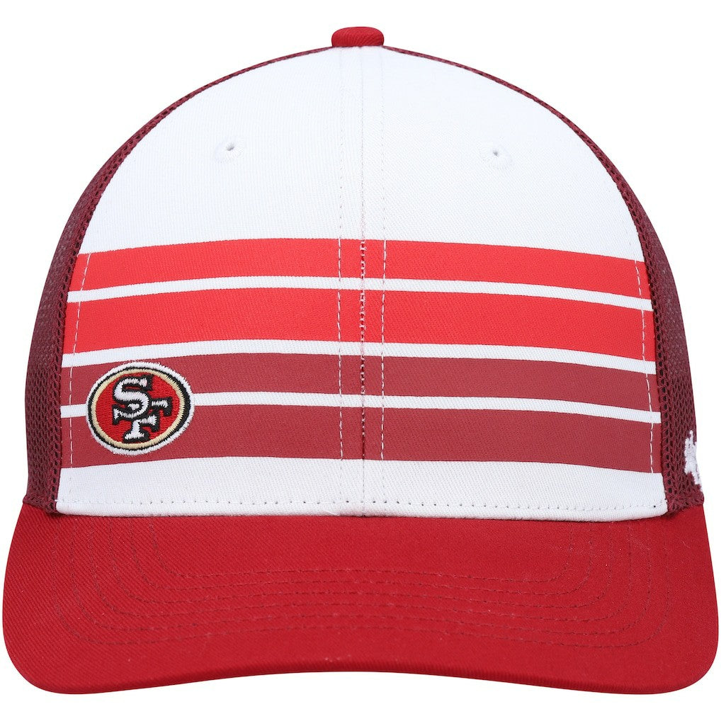 San Francisco 49ers '47 Youth Cove Trucker Snapback Hat - White/Scarlet online
