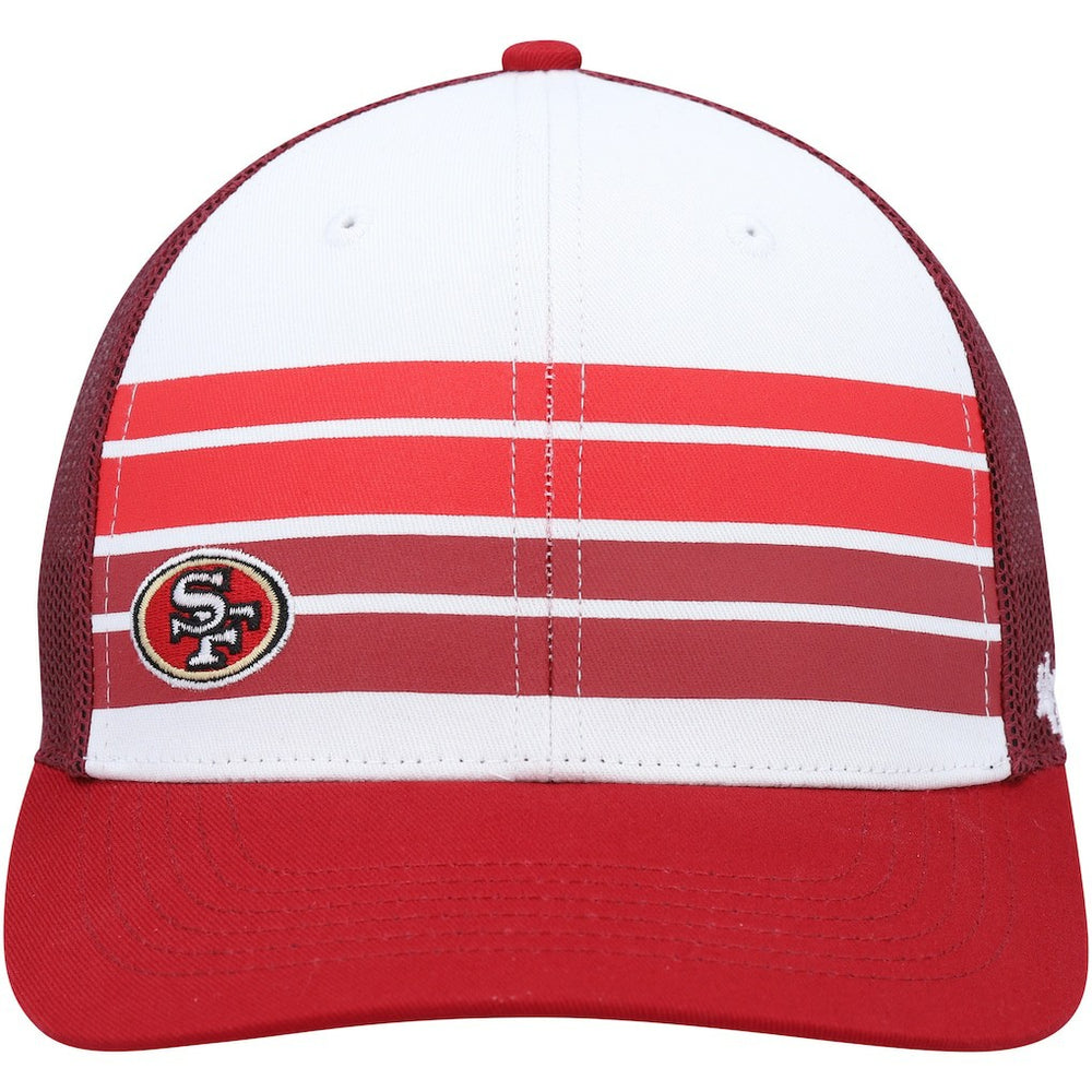 San Francisco 49ers '47 Youth Cove Trucker Snapback Hat - White/Scarlet online