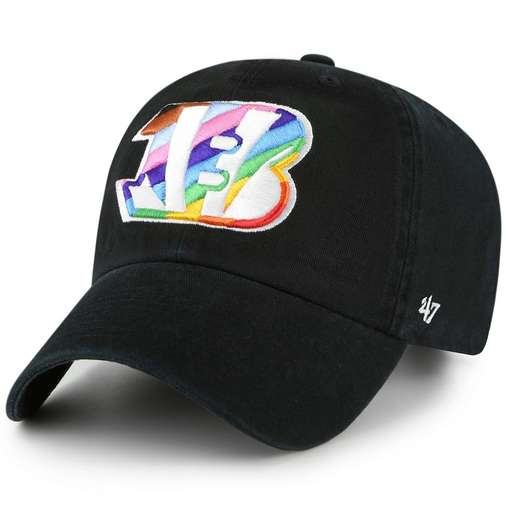Cincinnati Bengals '47 Team Pride Clean Up Adjustable Hat - Black for sale