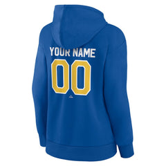 Seattle Mariners Women's Personalized Cooperstown Collection Winning Streak Pullover Hoodie Royal