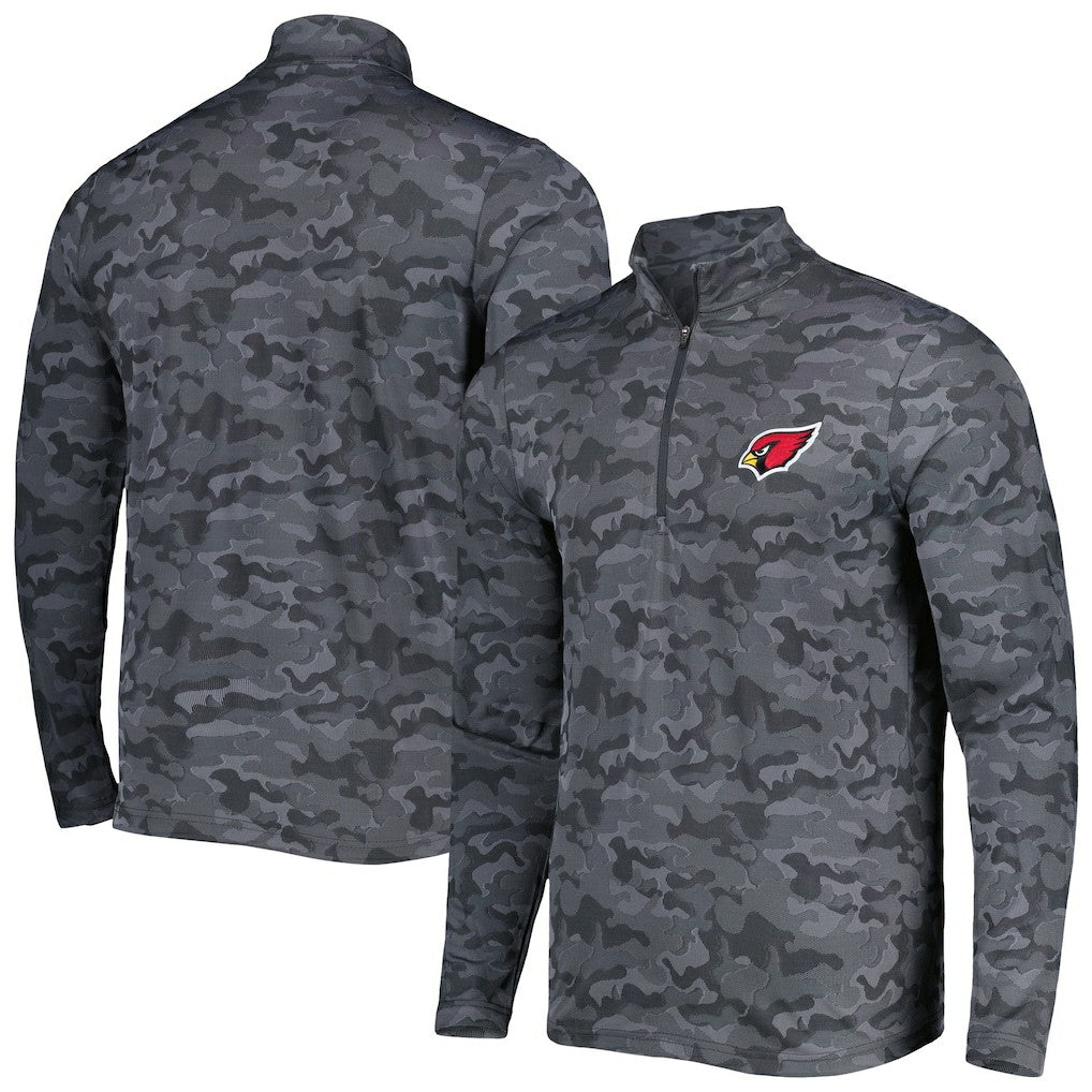 Arizona Cardinals Antigua Brigade Quarter-Zip Sweatshirt - Black sale