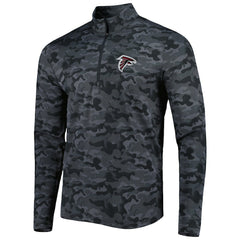 Atlanta Falcons Antigua Brigade Quarter-Zip Sweatshirt - Black sale