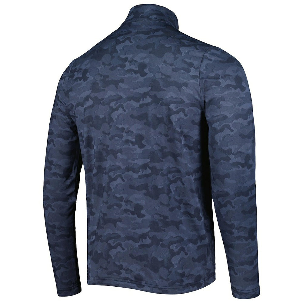 Chicago Bears Antigua Brigade Quarter-Zip Sweatshirt - Navy discount