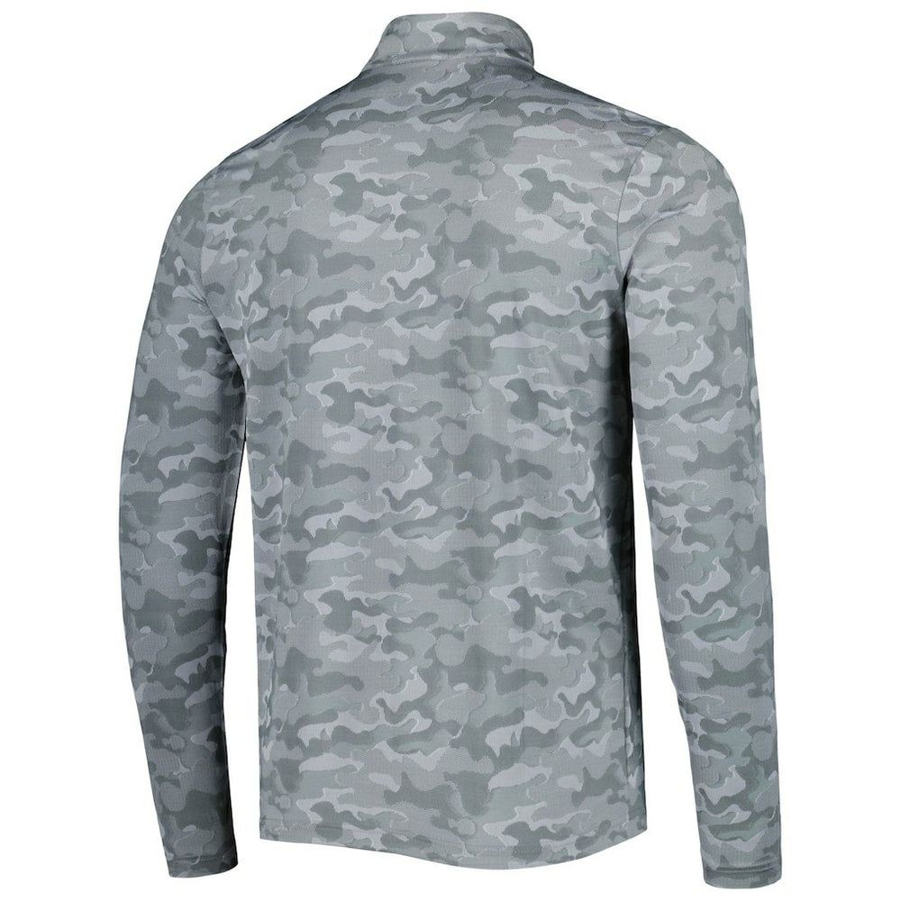 Chicago Bears Antigua Brigade Throwback Quarter-Zip Top - Gray outlet