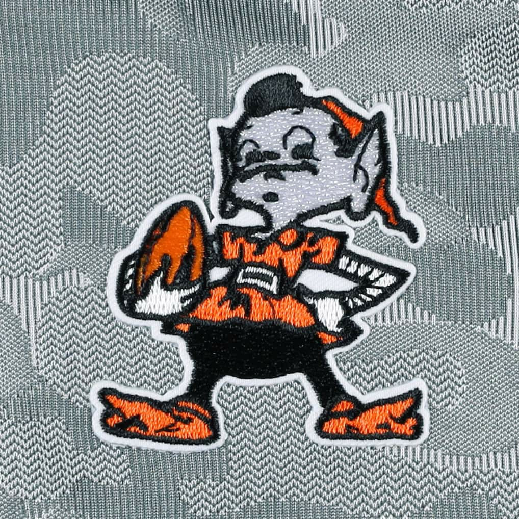 Cleveland Browns Antigua Brigade Throwback Quarter-Zip Top - Gray outlet