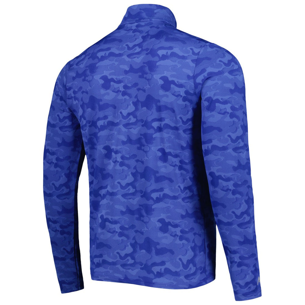 Denver Broncos Antigua Brigade Throwback Quarter-Zip Top - Royal outlet