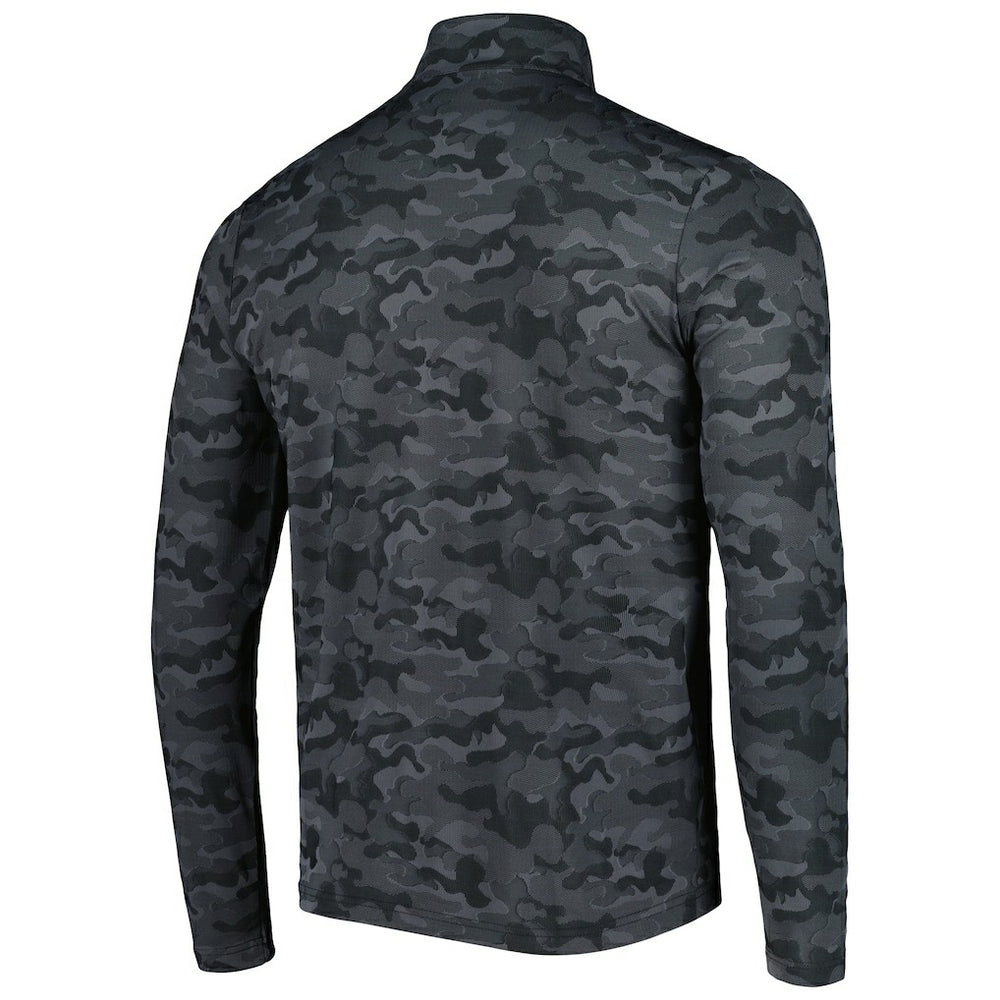 New Orleans Saints Antigua Brigade Quarter-Zip Sweatshirt - Black discount
