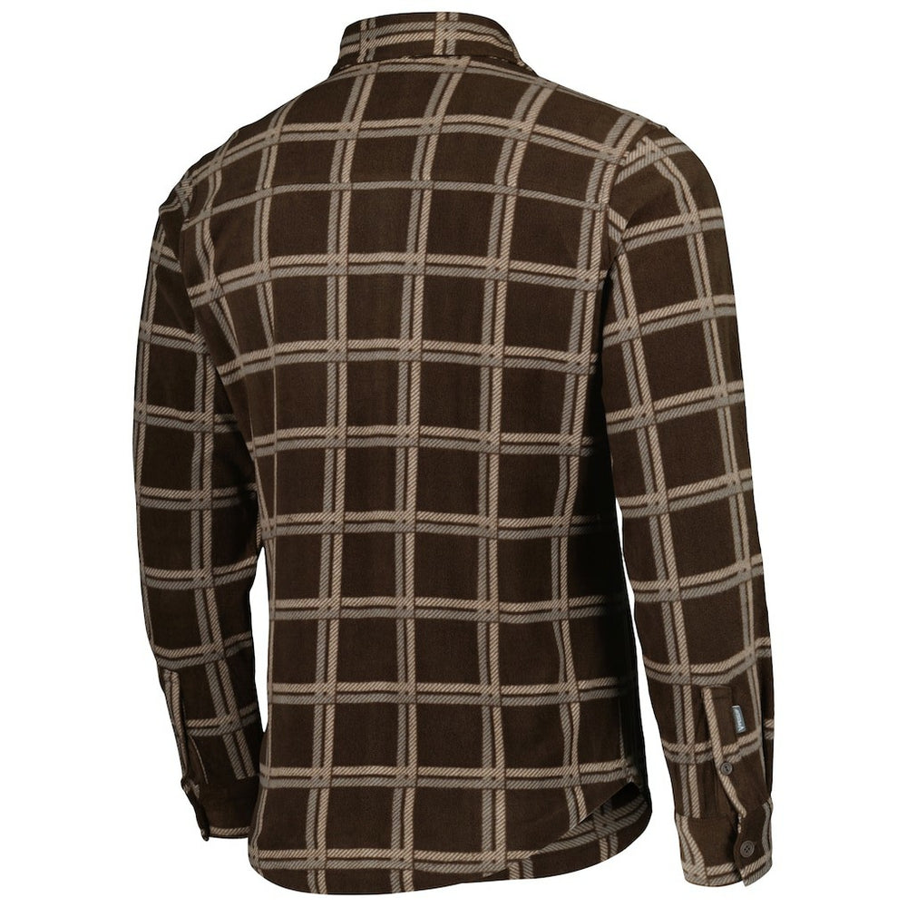 Cleveland Browns Antigua Industry Flannel Button-Up Shirt Jacket - Brown for sale
