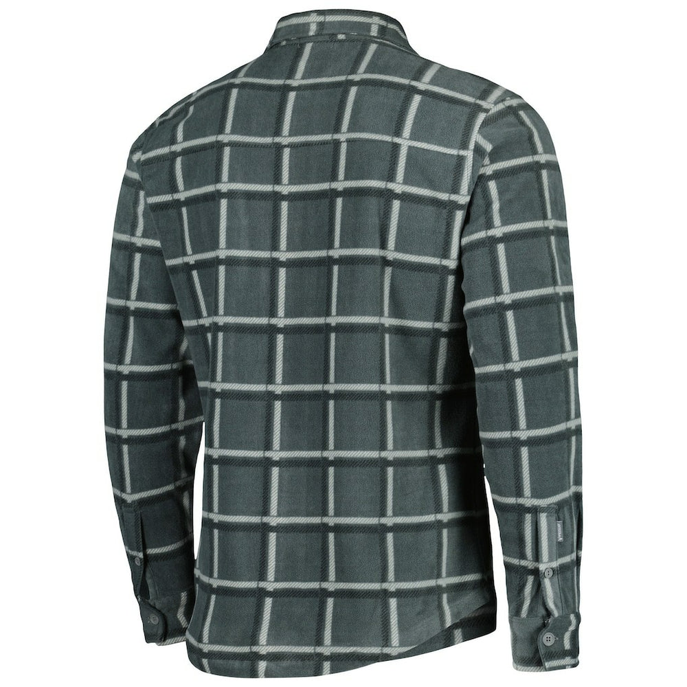 Green Bay Packers Antigua Industry Flannel Button-Up Shirt Jacket - Gray sale