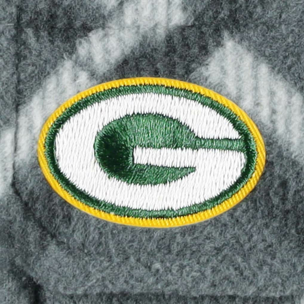 Green Bay Packers Antigua Industry Flannel Button-Up Shirt Jacket - Gray sale