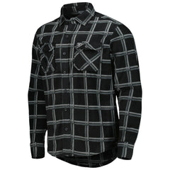Las Vegas Raiders Antigua Industry Flannel Button-Up Shirt Jacket - Black on sale
