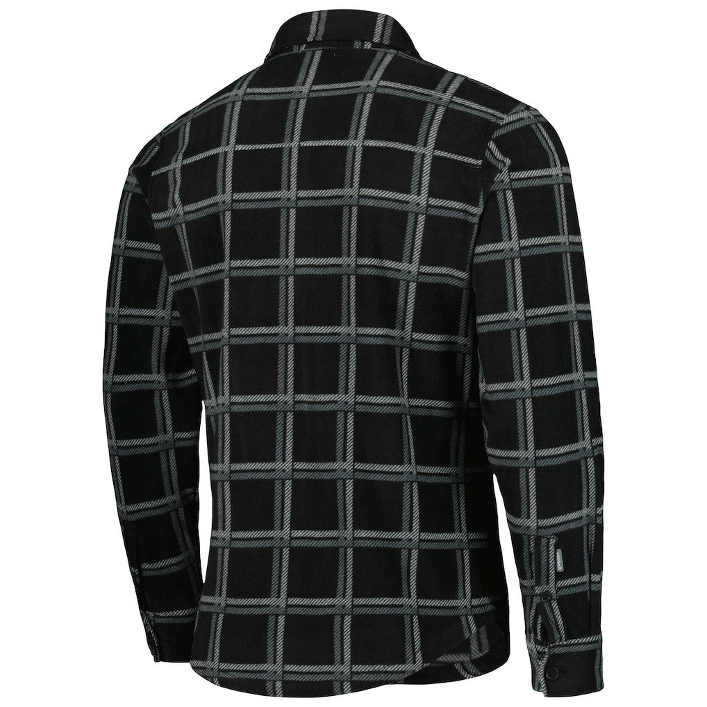 Pittsburgh Steelers Antigua Industry Flannel Button-Up Shirt Jacket - Black discount