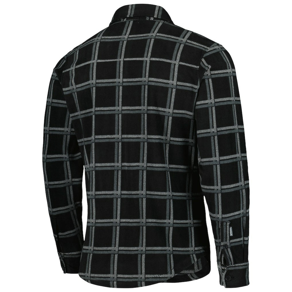 Pittsburgh Steelers Antigua Industry Flannel Button-Up Shirt Jacket - Black discount