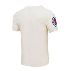 Texas Rangers Pro Standard Cooperstown Collection Old English T-Shirt Cream