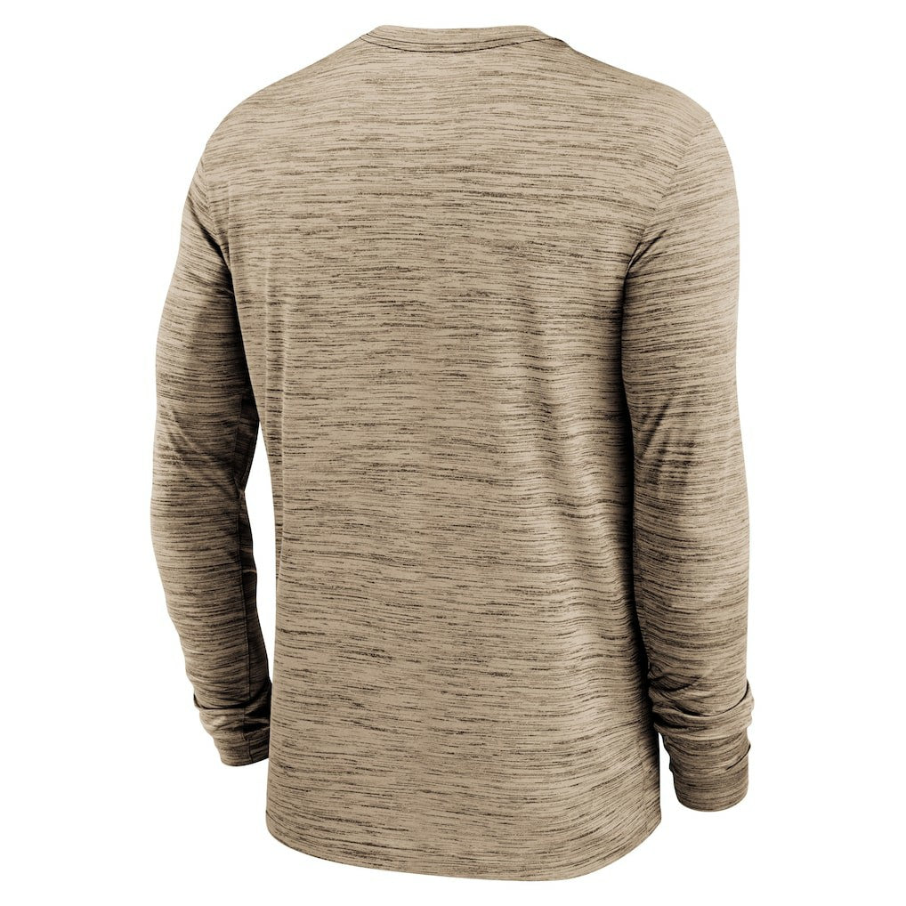 Cleveland Browns Sideline Team Velocity Performance Long Sleeve T-Shirt - Brown for sale