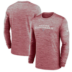 Arizona Cardinals Sideline Team Velocity Performance Long Sleeve T-Shirt - Cardinal on sale