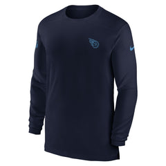 Tennessee Titans Sideline Coach Performance Long Sleeve T-Shirt - Navy discount