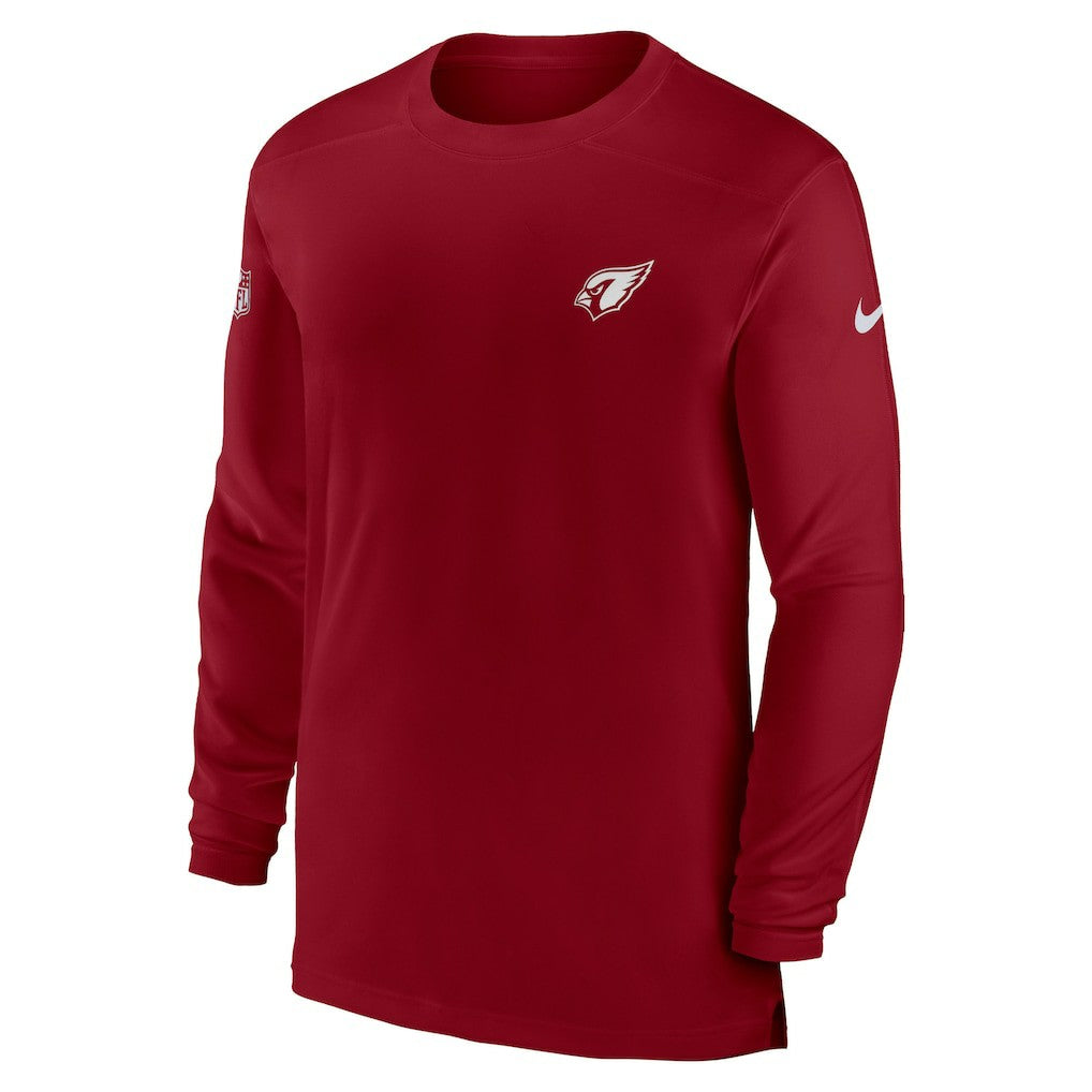 Arizona Cardinals Sideline Coach Performance Long Sleeve T-Shirt - Cardinal online