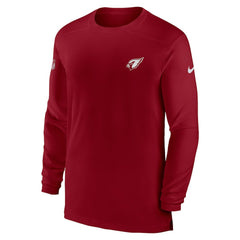 Arizona Cardinals Sideline Coach Performance Long Sleeve T-Shirt - Cardinal online