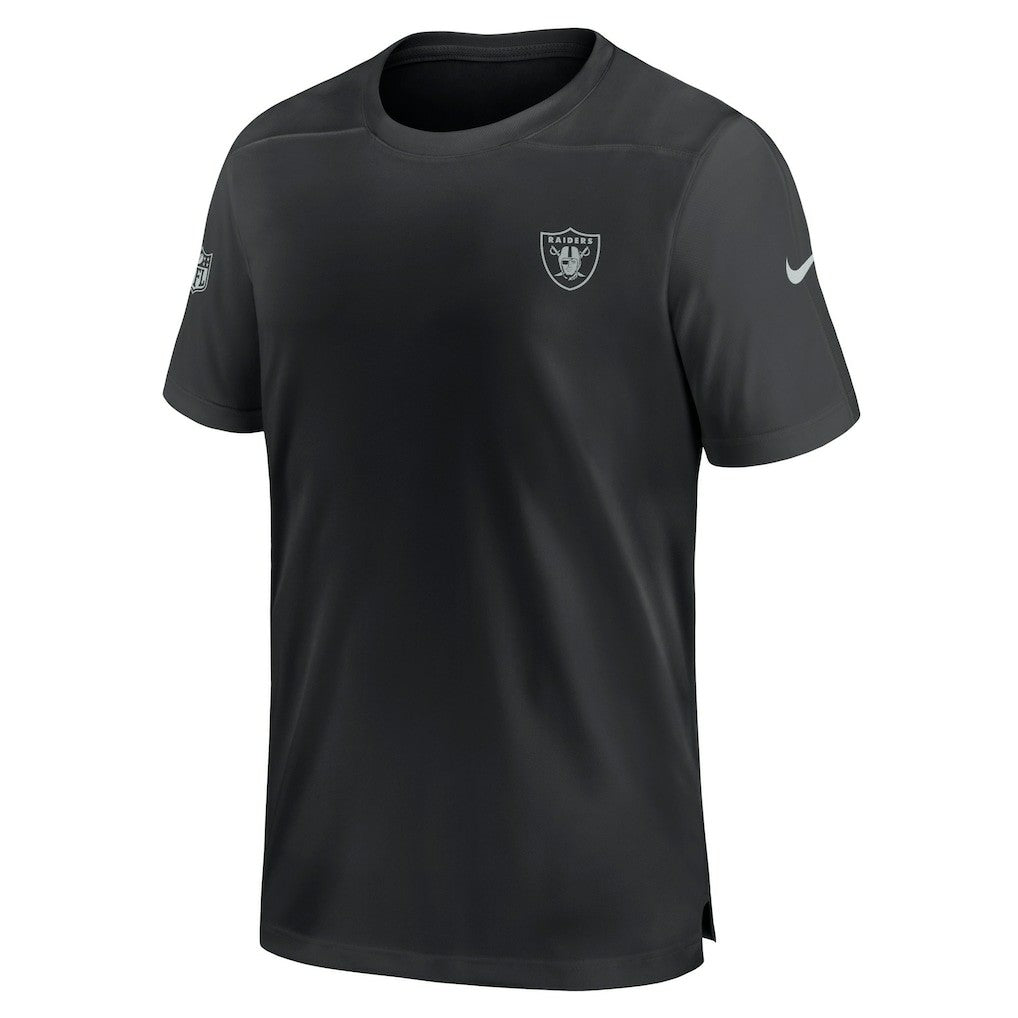 Las Vegas Raiders Sideline Coach Performance T-Shirt - Black sale