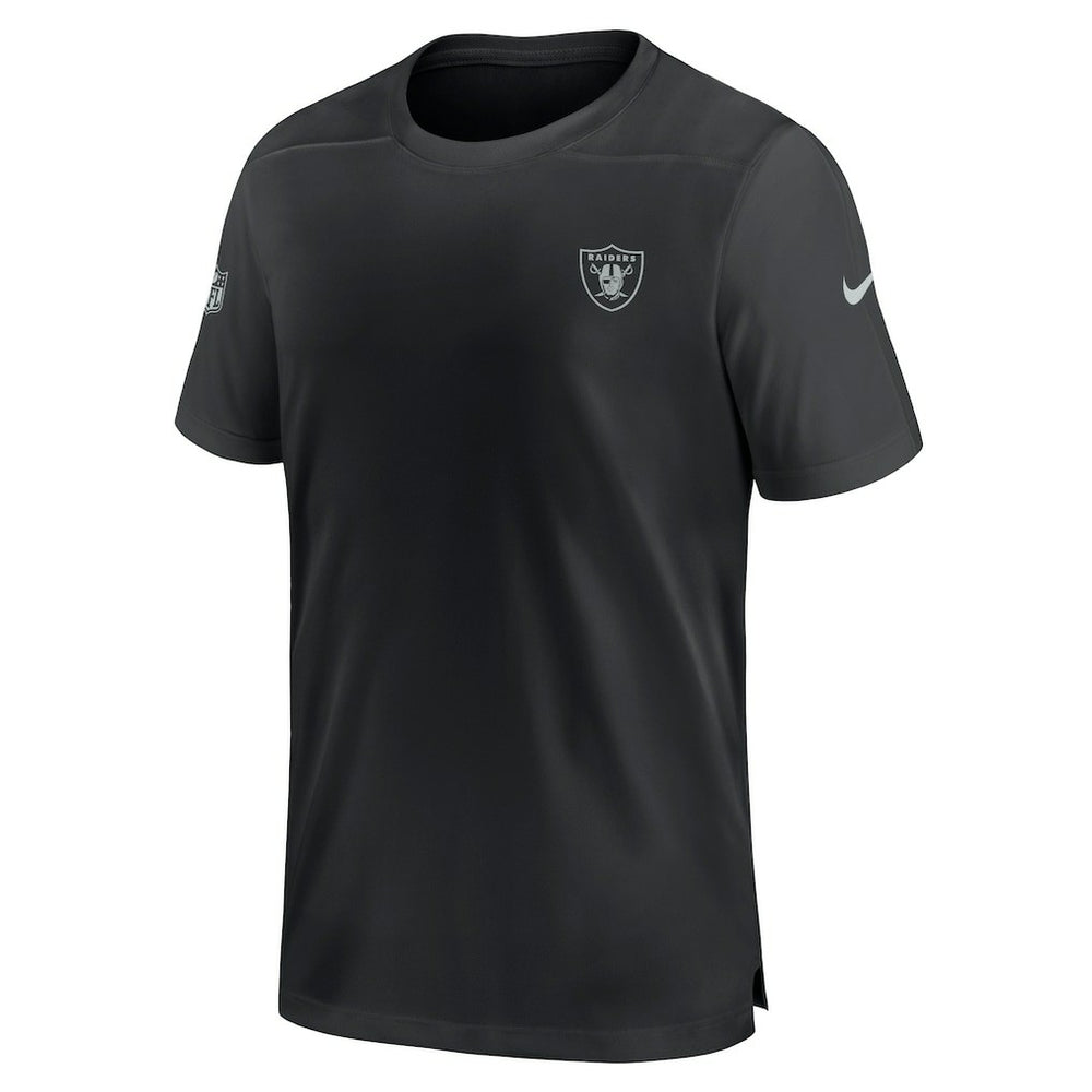 Las Vegas Raiders Sideline Coach Performance T-Shirt - Black sale