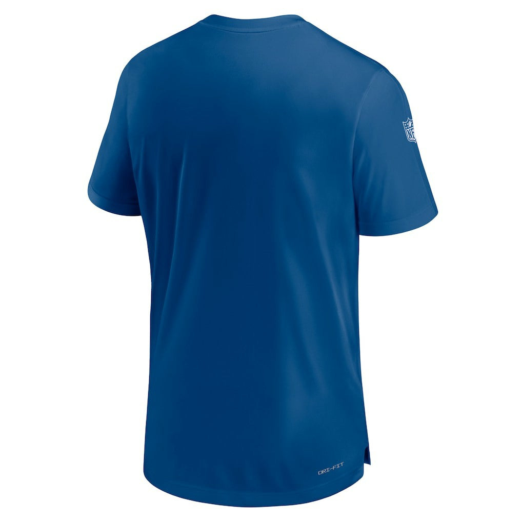 Indianapolis Colts Sideline Coach Performance T-Shirt - Royal online