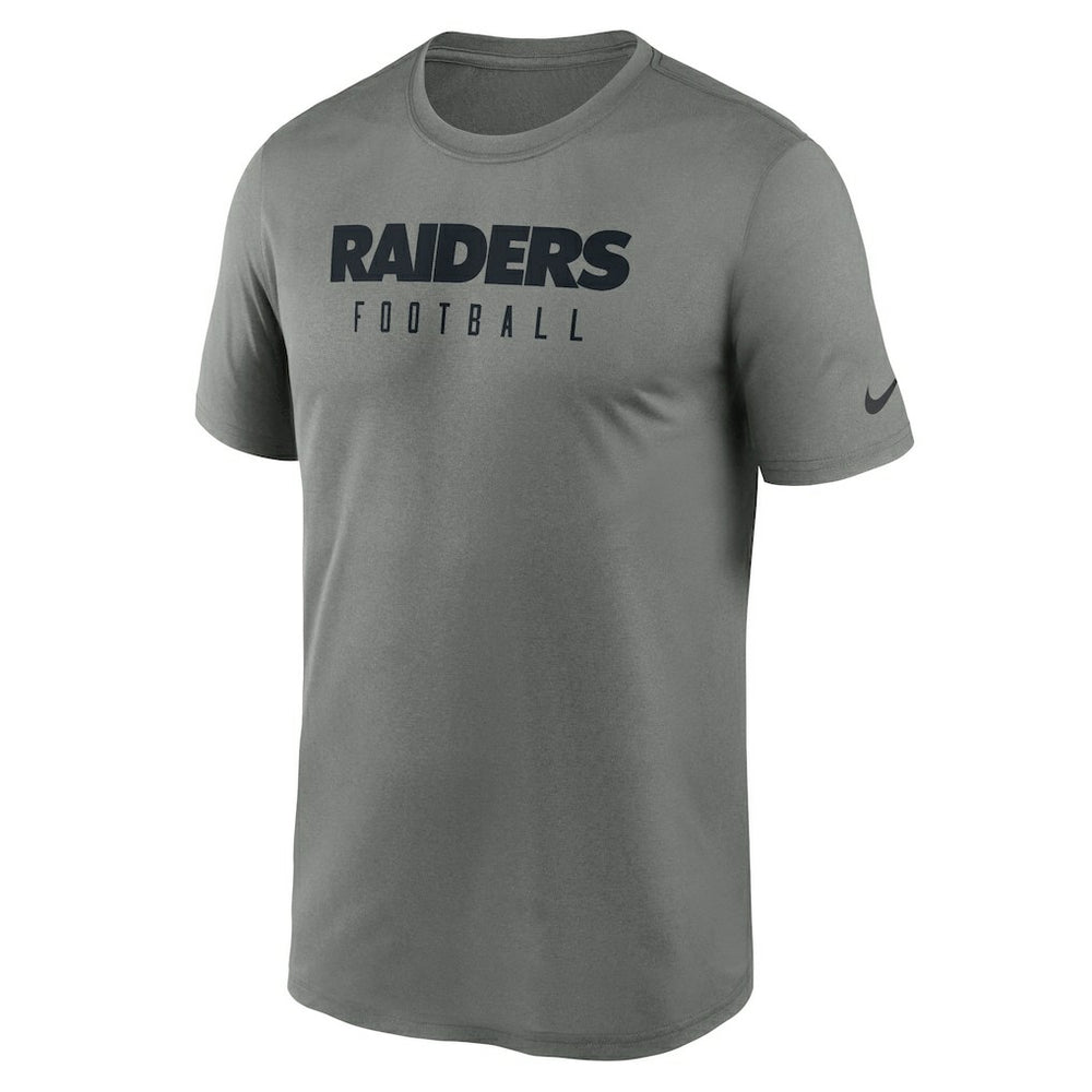 Las Vegas Raiders Sideline Legend Performance T-Shirt - Heather Gray for sale