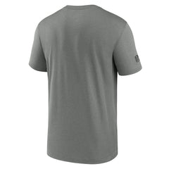 Las Vegas Raiders Sideline Legend Performance T-Shirt - Heather Gray for sale