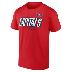 Washington Capitals Fanatics Wordmark Two-Pack T-Shirt Set - Red T-shirts