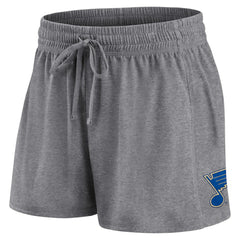 St. Louis Blues Fanatics Women's Script T-Shirt & Shorts Set - Blue/Gray Shorts
