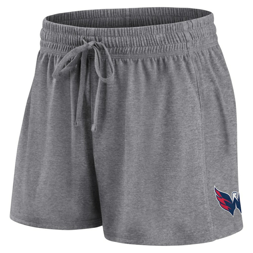 Washington Capitals Fanatics Women's Script T-Shirt & Shorts Set - Red/Heather Gray Shorts