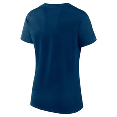 Seattle Kraken Fanatics Women's Script T-Shirt & Shorts Set - Navy/Gray Shorts