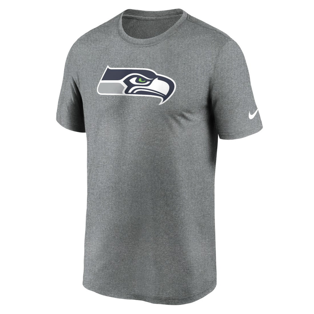 Seattle Seahawks Primetime Legend Logo Performance T-Shirt - Heather Charcoal sale